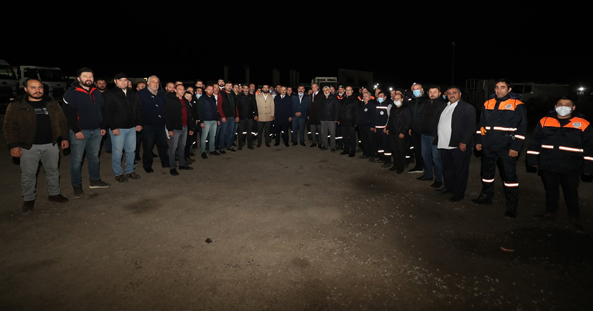 Başkan Büyükgöz, temizlik görevlileri ile bir araya geldi