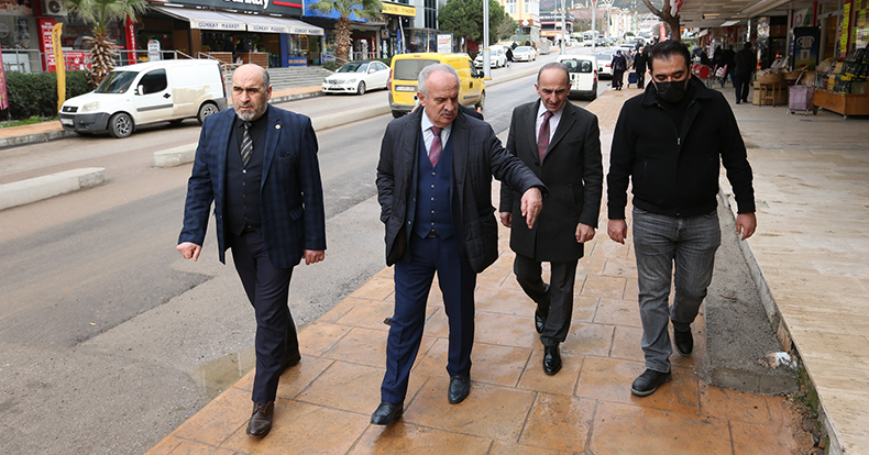 Başkan Aygün, çalışmaları yerinde inceledi