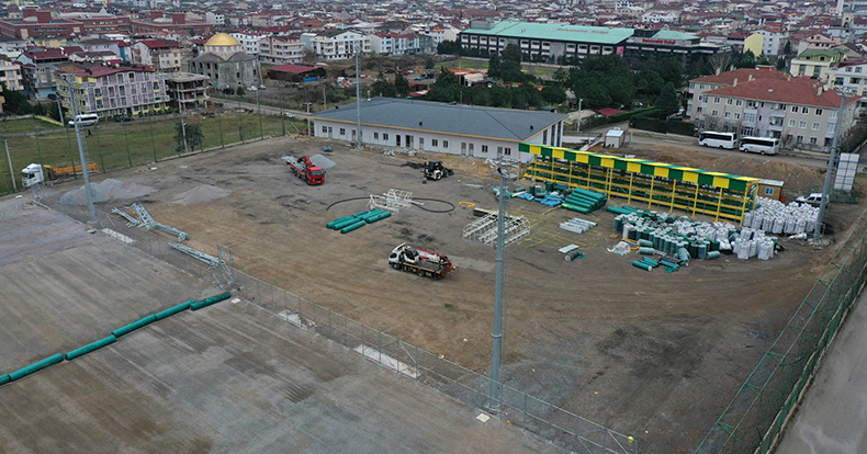 Darıca Nene Hatun Stadı’nda Yoğun Tempo