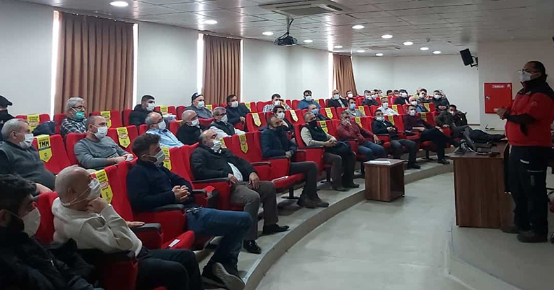 İtfaiye’den toplu ulaşım şoförlerine eğitim