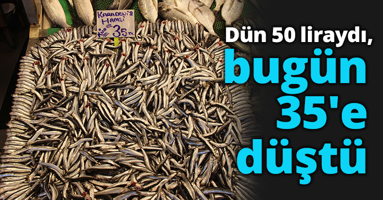 Dün 50 liraydı, bugün 35'e düştü