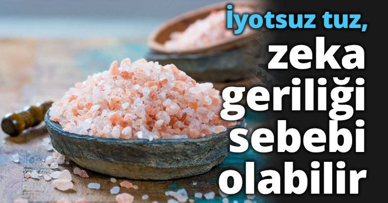 İyotsuz tuz, zeka geriliği sebebi olabilir