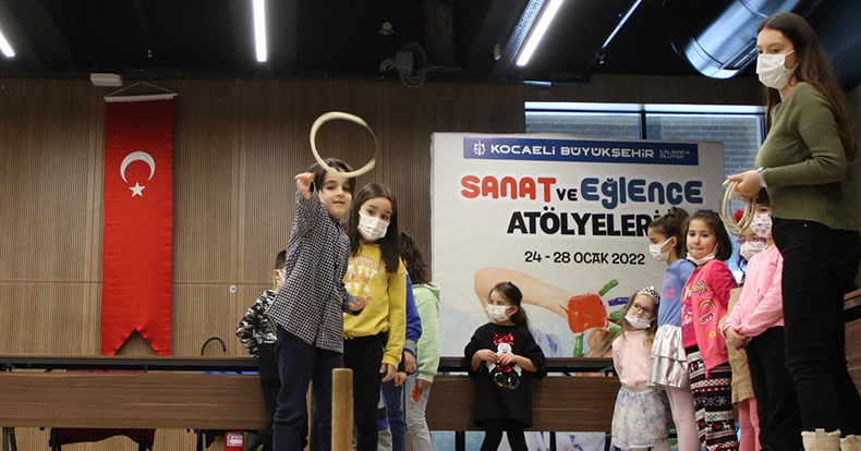 Mutlu Şehrin Mutlu Çocukları sanat ve eğlencenin keyfini çıkarttı