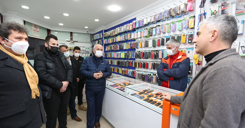 Başkan Aygün Esnaflarla İç İçe