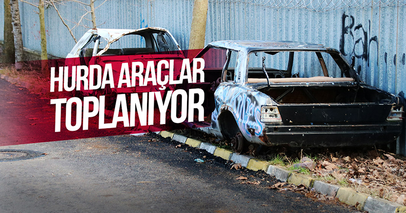Derince’de Hurda Araçlar Toplanacak