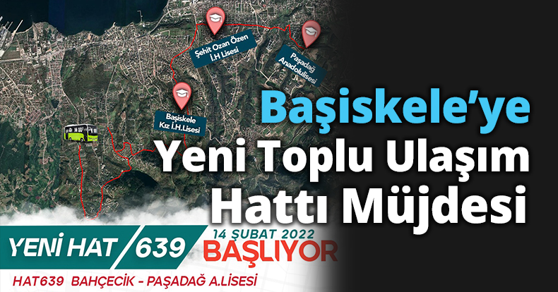 Başiskele’ye Yeni Toplu Ulaşım Hattı Müjdesi