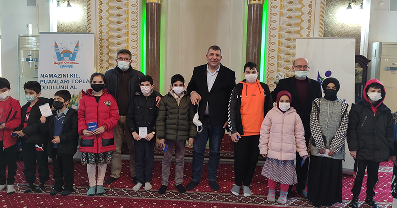 Gebze’de 'Haydi Çocuklar Camiye' Projesinin ödül töreni düzenlendi.