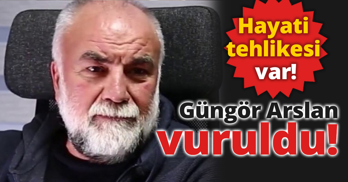 Güngör Arslan vuruldu!