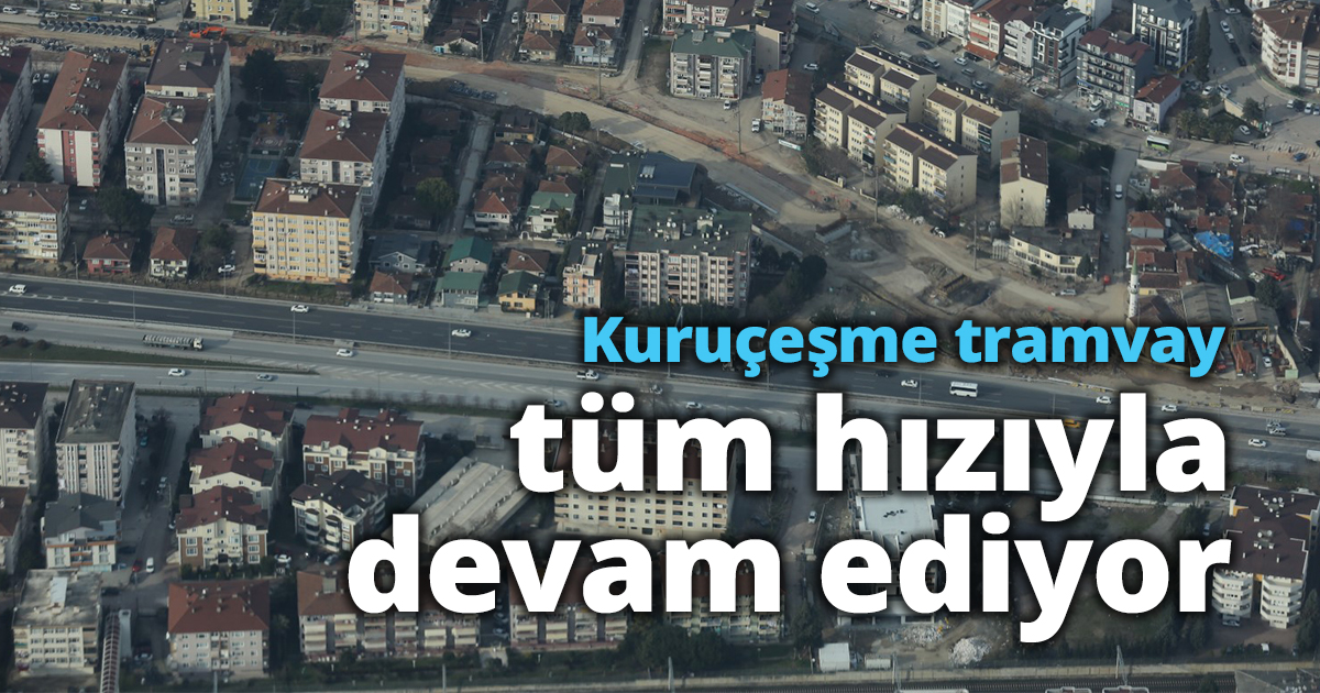 Kuruçeşme tramvay tüm hızıyla devam ediyor