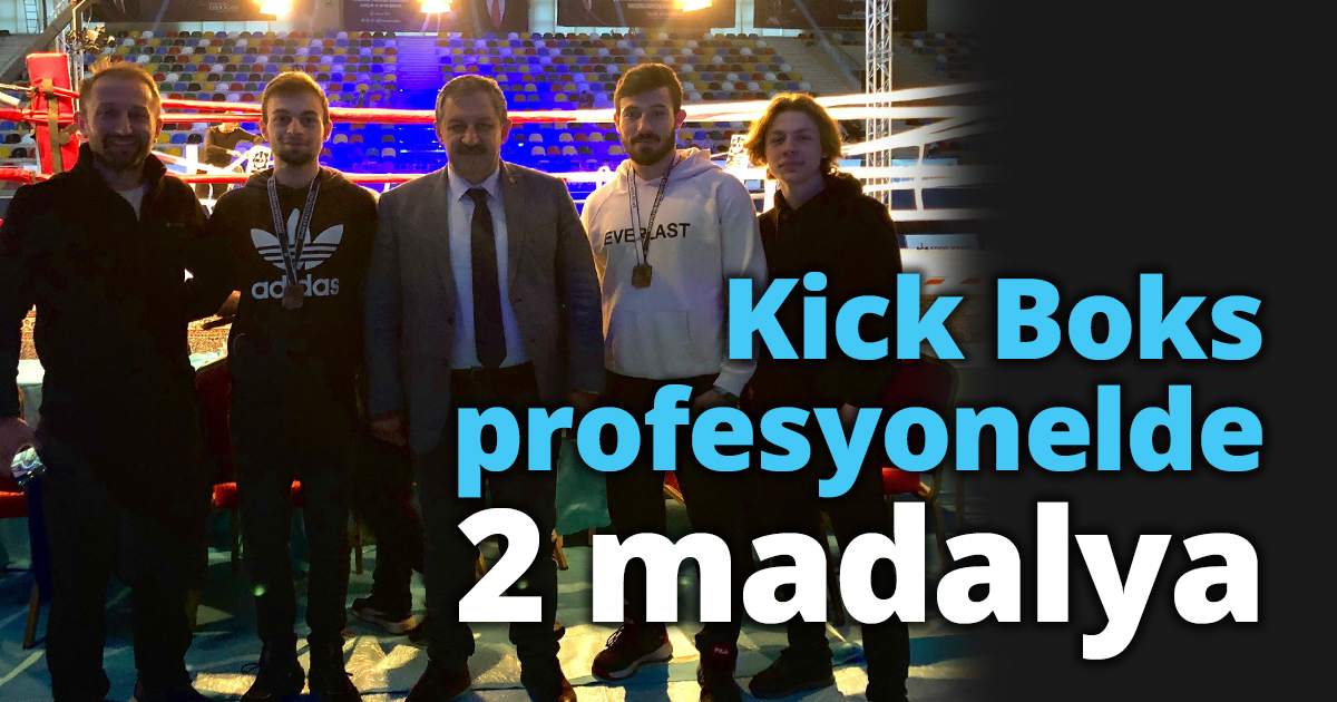 Kick Boks profesyonelde 2 madalya