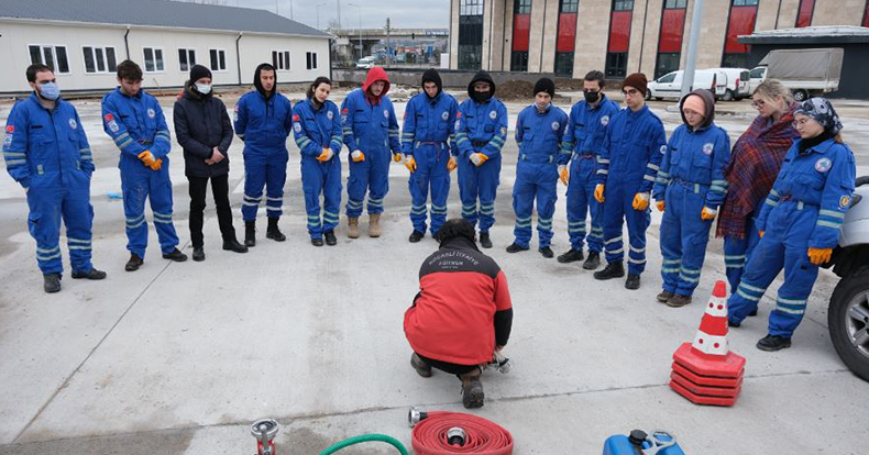 Kocaeli İtfaiyesinden YÜDAK’a eğitim