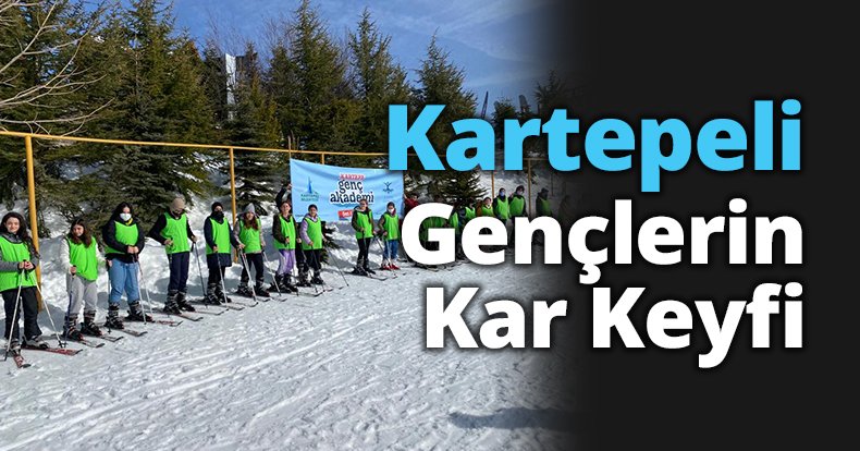 Kartepeli Gençlerin Kar Keyfi