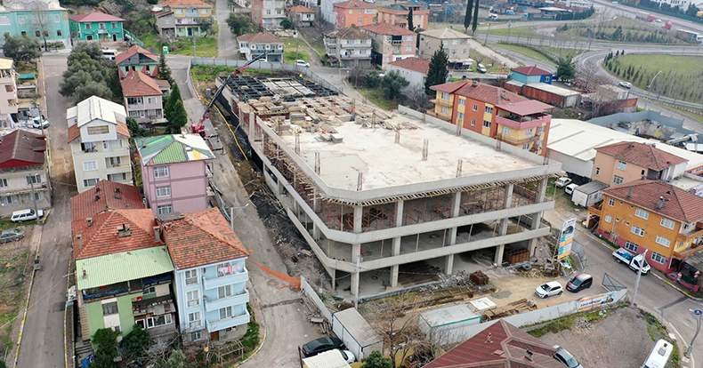 Katlı Otopark Çalışmaları Hızla Devam Ediyor