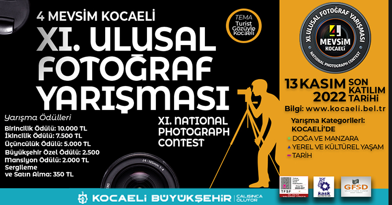 4 Mevsim Kocaeli XI. Ulusal Fotoğraf Yarışması başlıyor