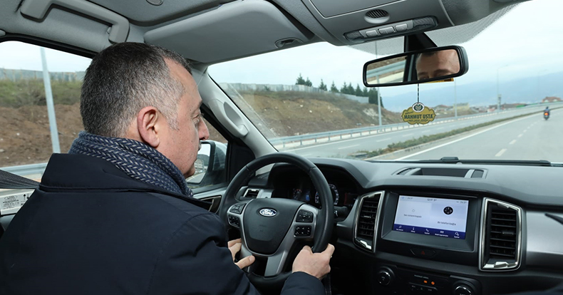 Büyükakın, İlimtepe 1. Etabı kendi kullandığı araçla test etti