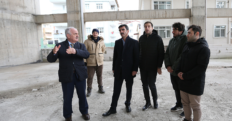 Başkan Aygün Yeni Hizmet Binasını İnceledi