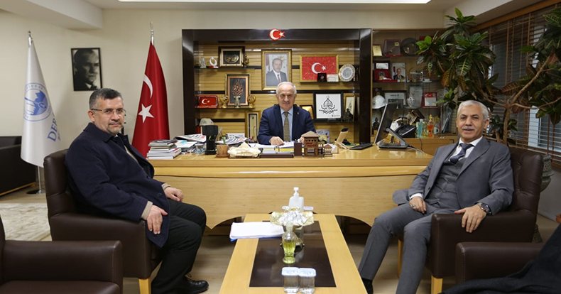 Başkan Aygün Konuklarını Ağırladı