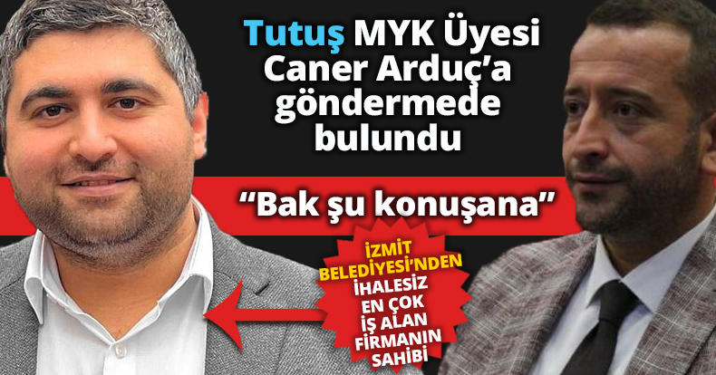 Tutuş: “Bak şu konuşana!”