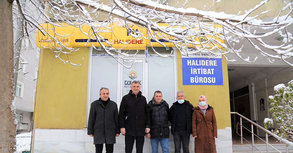 HALIDERE PTT ACENTESİ, GÖLCÜK BELEDİYESİ TARAFINDAN HİZMETE AÇILDI