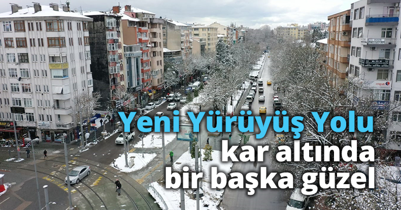 Yeni Yürüyüş Yolu kar altında bir başka güzel