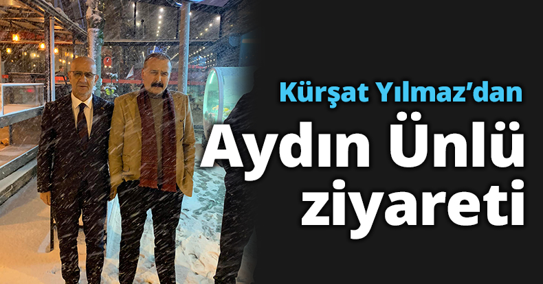 Kürşat Yılmaz’dan Tramway Kafe’de  Aydın Ünlü ziyareti