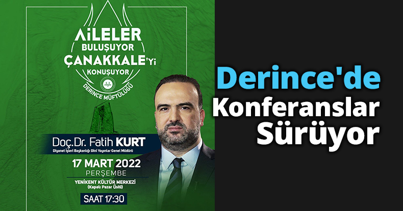 Derince'de Konferanslar Sürüyor