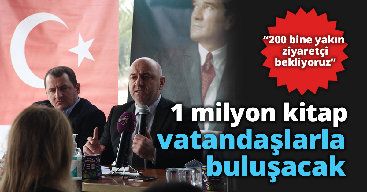 1 milyon kitap vatandaşlarla buluşacak