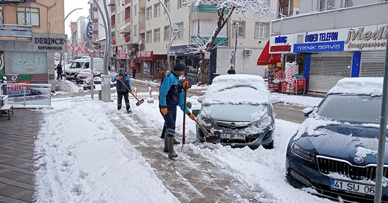 Derince’de Karla Etkin Mücadele 