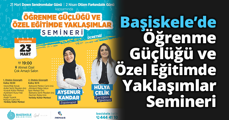 Başiskele’de Öğrenme Güçlüğü ve Özel Eğitimde Yaklaşımlar Semineri