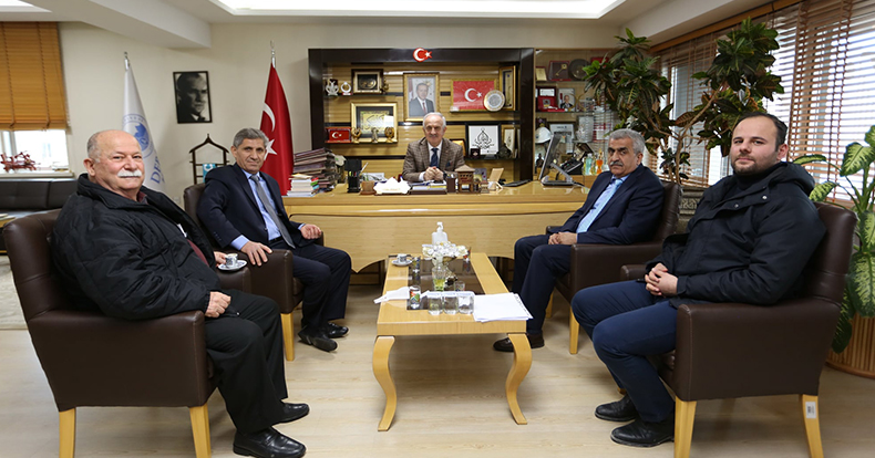 Başkan Aygün, Konuklarını Ağırladı