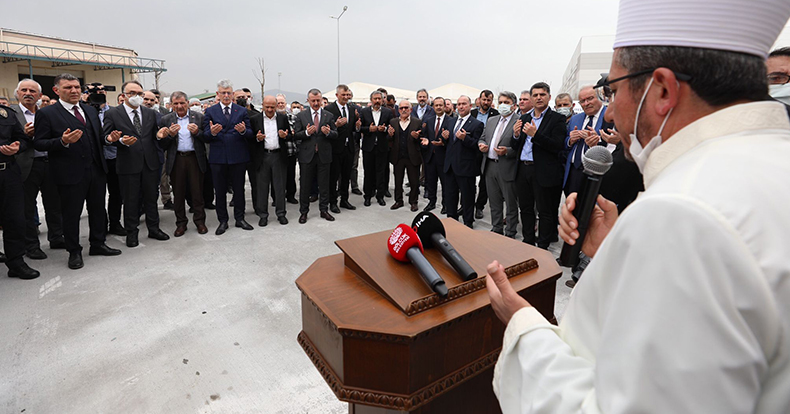 Gölcük Yeni Sanayi Cami ibadete açıldı