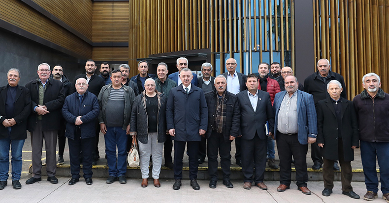 Başkan Büyükakın, Cem Evleri’nin başkanlarıyla buluştu