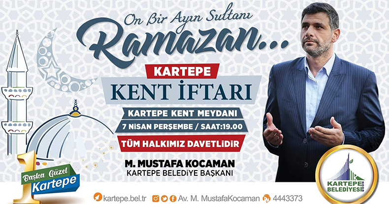 Kartepe'nin Geleneksel Kent İftarı 7 Nisan'da