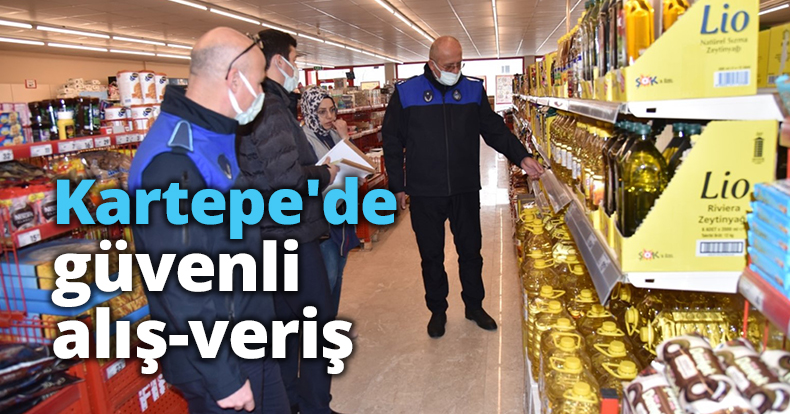 Kartepe'de güvenli alış-veriş