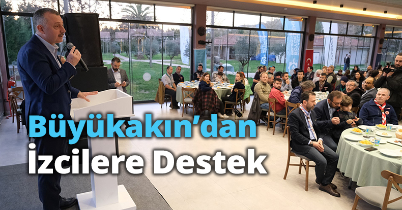 Başkan Büyükakın’dan İzcilere Destek
