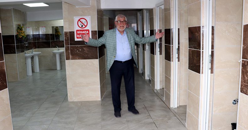Büyükşehir, SEKA Camisi’nin şadırvan ve tuvaletlerini yeniledi