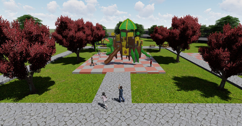BAŞİSKELE'YE 7 BİN 300 METREKARELİK YENİ PARK