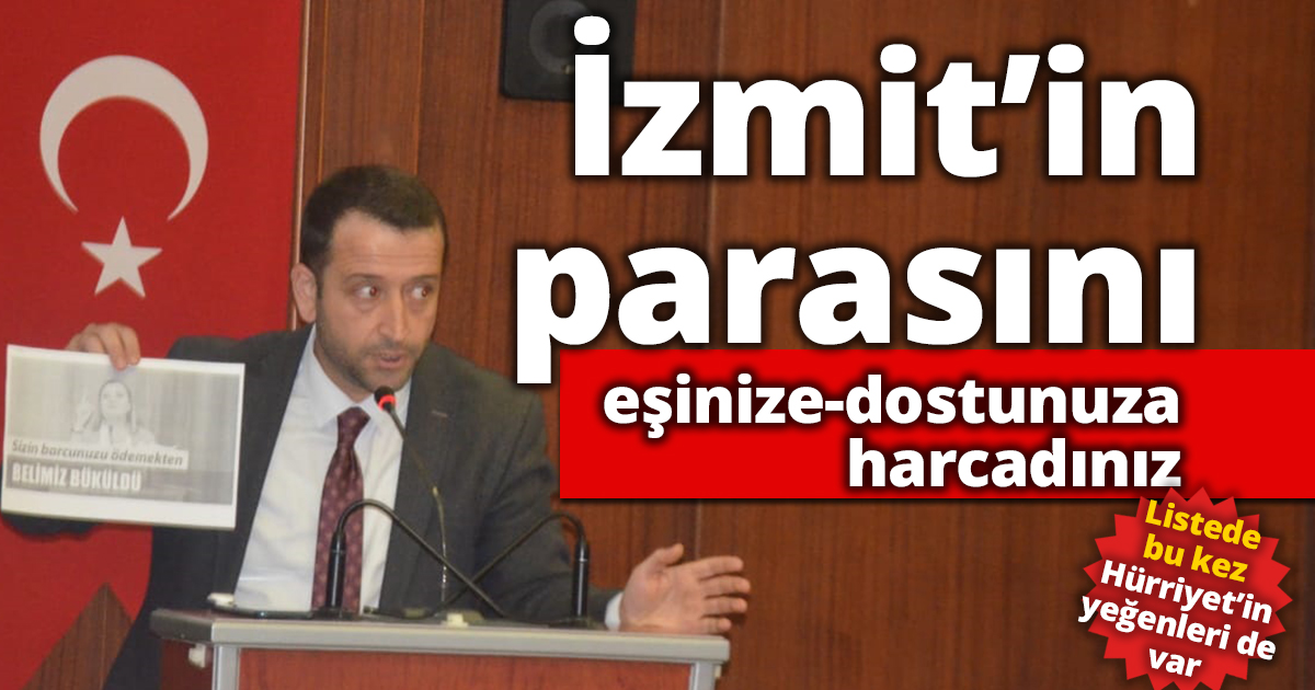 Listede bu kez Hürriyet’in yeğenleri de var