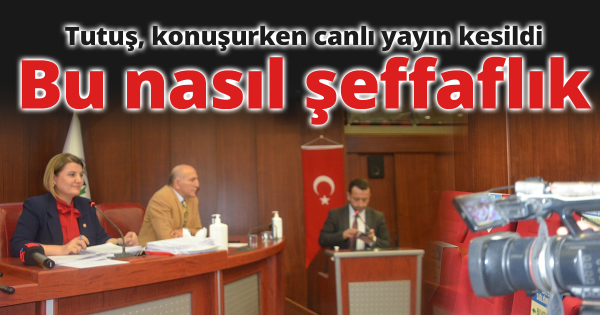 Tutuş, konuşurken canlı yayın kesildi bu nasıl şeffaflık