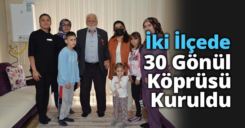 İki İlçede, 30 Gönül Köprüsü Kuruldu