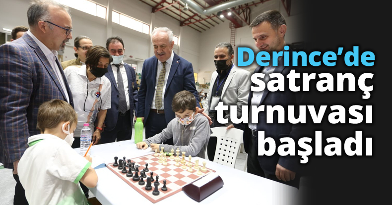 Derince’de satranç turnuvası başladı