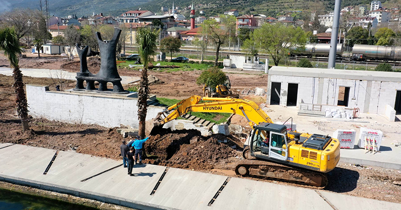 Körfez Atalar Sahil Parkı son aşamada 
