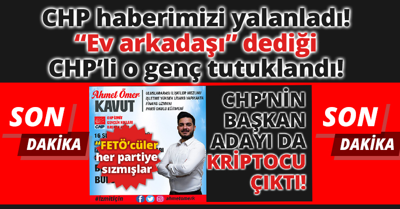 CHP “Ev arkadaşı” dedi ama  Başkan kriptocu çıktı!