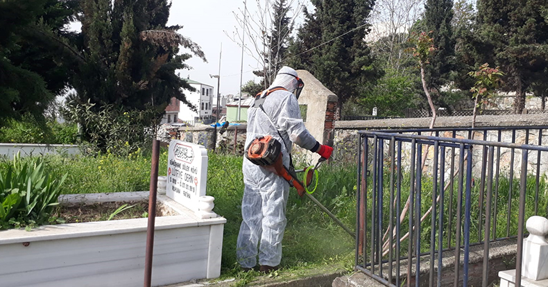 Bayram öncesi Dilovası'nda bayram temizliği 