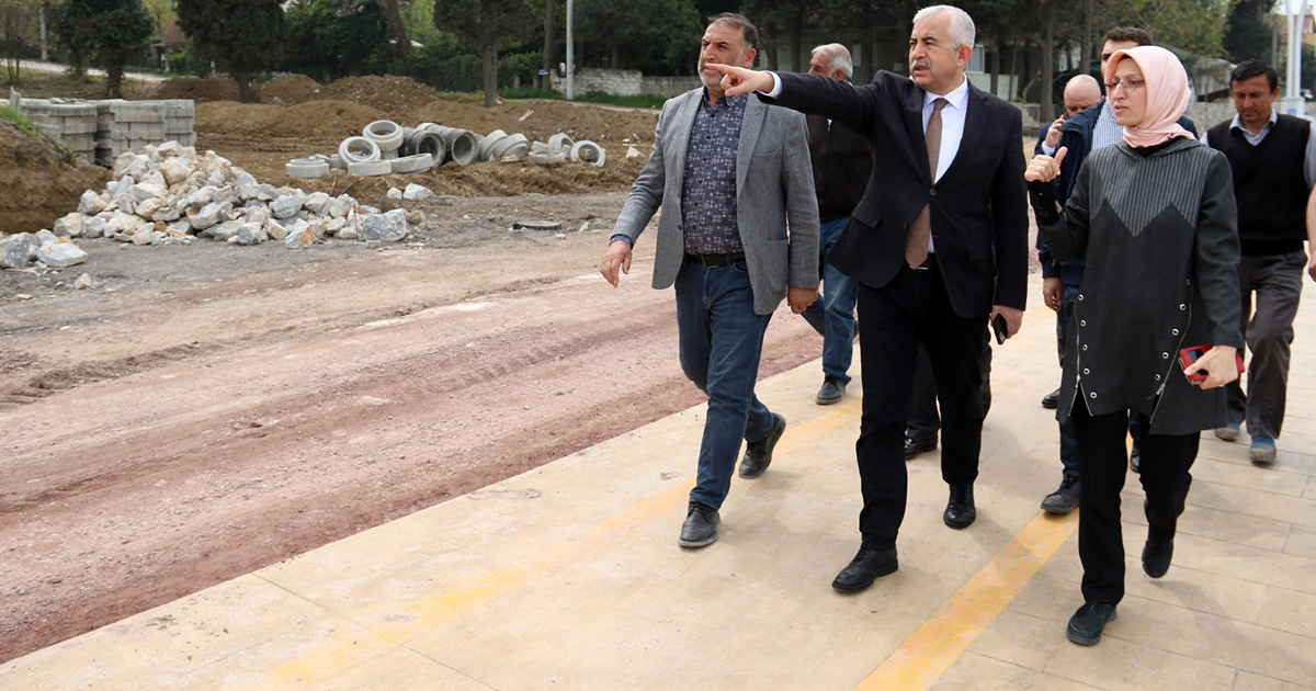 Genel Sekreter Gündoğdu  Ereğli sahil yolunu inceledi   