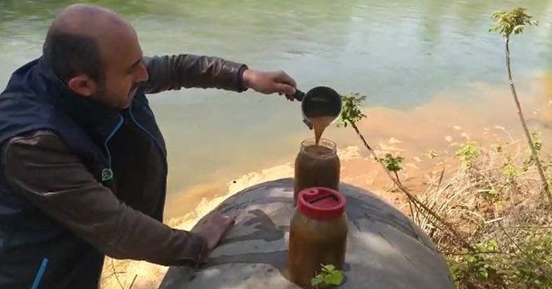  Dereye atık suyunu boşaltırken suçüstü yakalanmışlardı,o Firmadan açıklama geldi!