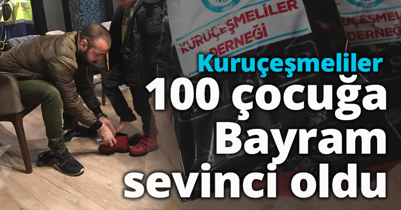 Kuruçeşmeliler 100 Çocuğa Bayram sevinci oldu