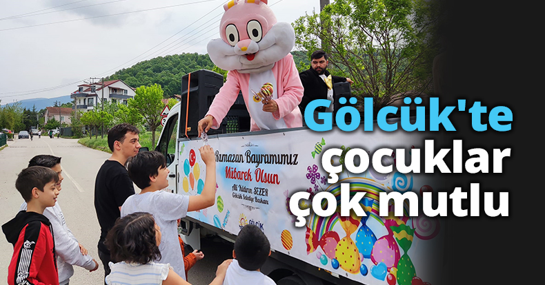 Gölcük'te çocuklar çok mutlu