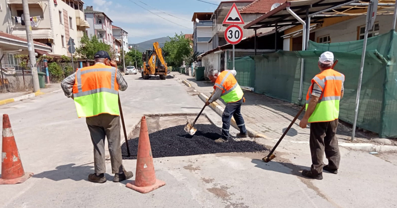 Bozulan yollara anında müdahale