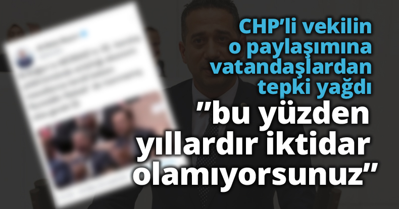 CHP’ye muhalefet dersi veren verene!